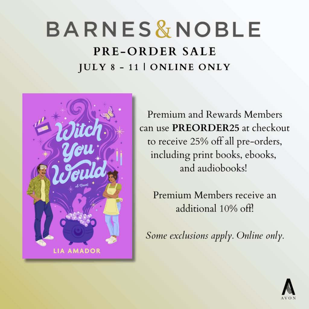 Barnes & Noble Pre-Order Sale July 8-11 Online Only. Premium and Rewards Members can use PREORDER25 at checking to receive 25% off all pre-orders, including print books, ebooks, and audiobooks! Premium Members receive an additional 10% off! Some exclusions apply. Online only.